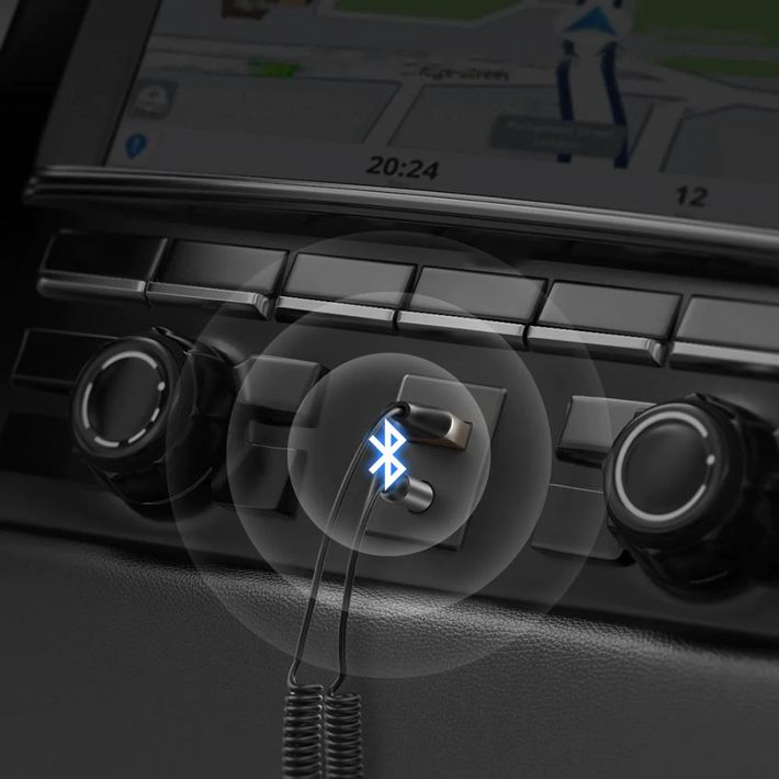 аудиоадаптер Hoco E78 Benefit car AUX BT receiver with cable