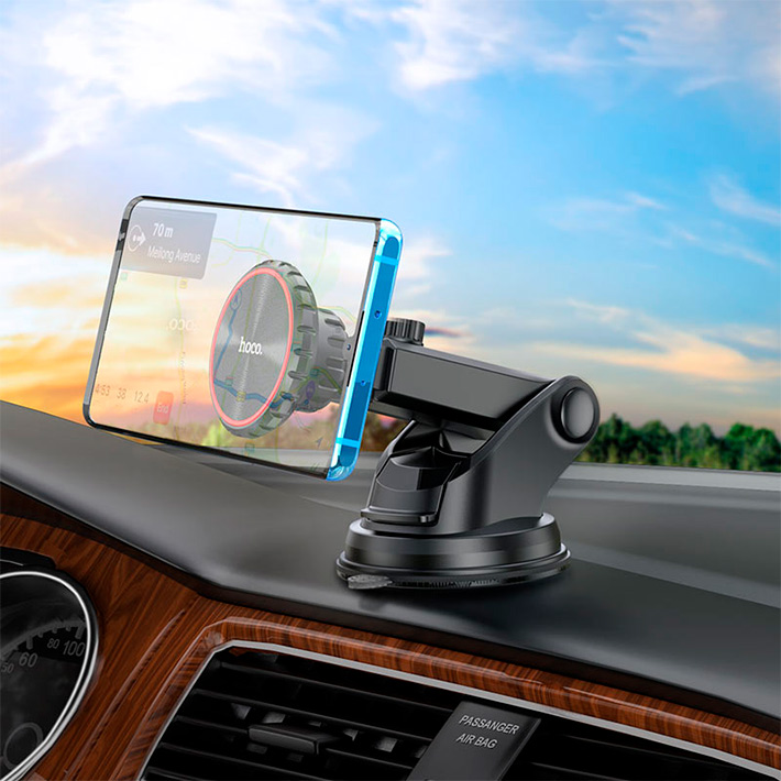 держатель Hoco CA98 City center console magnetic car holder