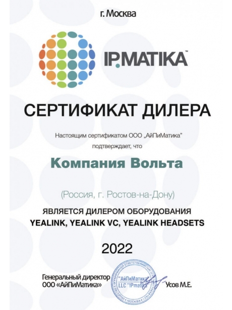 профессиональная RJ9 гарнитура Yealink YHS34 Dual 