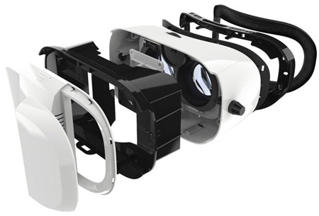 Rock Bobo 3D VR Headset white